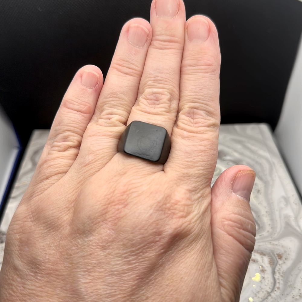New Men’s Black Ring, Various Sizes